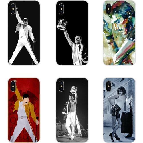For Apple iPhone X XR XS 11Pro MAX 4S 5S 5C SE 6S 7 8 Plus ipod touch 5 6 queen freddie mercury Accessories Phone Cases Covers