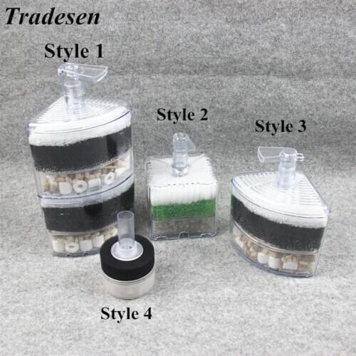 Filter Aquarium Filter Efficient Aquarium Internal Corner Fish Tank Filter Pneumatic Filtration Air Pump Aquarium Accessories