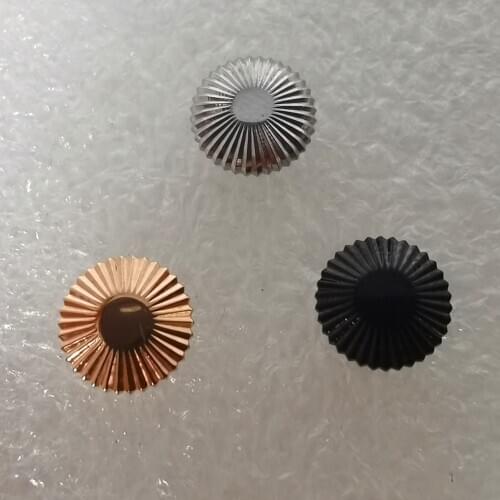 Corgeut Watch crowns in various colors suitable for manual winding movement watch cases