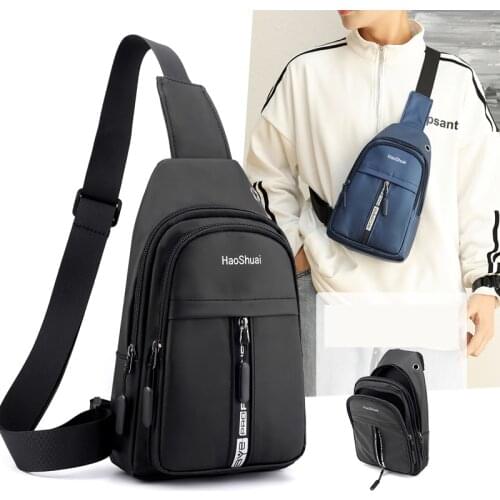 Fashion Men Shoulder Bag 2021 New Chest Pouch High-Capacity Short Travel Bag Phone Pouch Casual Men Crossbody Bags Backpack