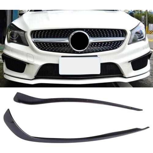 Front Bumper Splitter Spoiler Trim for Mercedes W117 C117 CLA Class CLA45 CLA200 CLA220 CLA250 CLA260 AMG 2013-2015