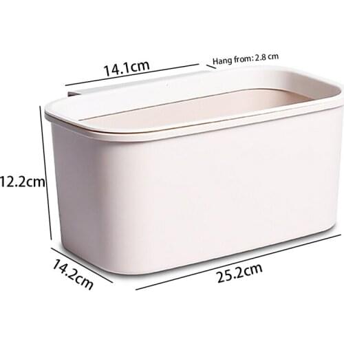 Kitchen Wall-mounted Trash Canwaste Bin Household Classification Recycle Rubbish Bin Kitchen Dustbin Garbage Hanging Trash Bin