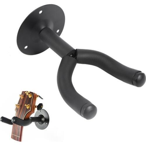 Wall Mount Guitar Hanger Hook Holder Aluminum Alloy Soft Sponge Coat for Guitars / Bass / Violin / Mandolin / Ukulele