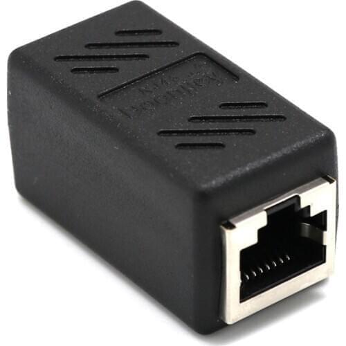 New RJ45 Female to Female Network Ethernet LAN Connector Portable Female To Female Ethernet LAN Connection Adapter Extender #33