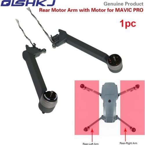 Original 1pc Replacement Rear left/Right Motor Arm Back Drone Arm with Motor Repair Part for DJI MAVIC PRO Drone Accessories