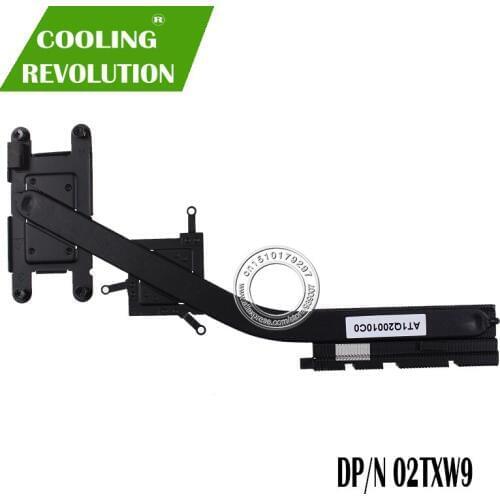 Original for DELL inspiron 15 7560 15-7560 CPU heatsink 2TXW9 02TXW9 AT1Q20010F0