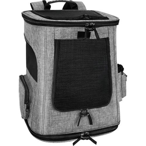 Pet Carrier Backpck for Small Dog Large Ventilation Small Dog Carrier Backpack for Hiking Vet etc