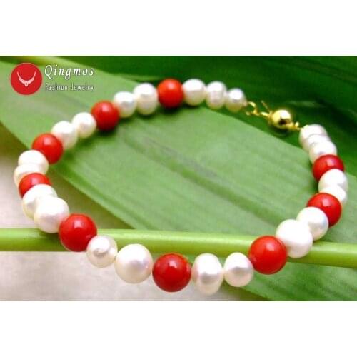 Qingmos Red Bracelets