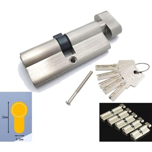 Various sizes of door lock cylinder cores,5keys,height 32MM,one side opened ,Security door interior door