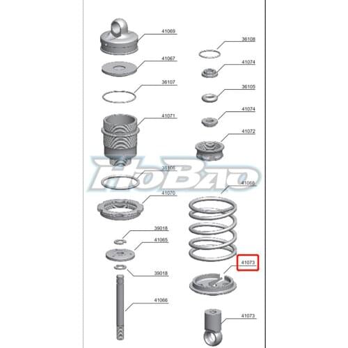 Original OFNA/HOBAO RACING 41073 SHOCK BALL JOINT For HYPER 1/10 H4E Competition Touring Car