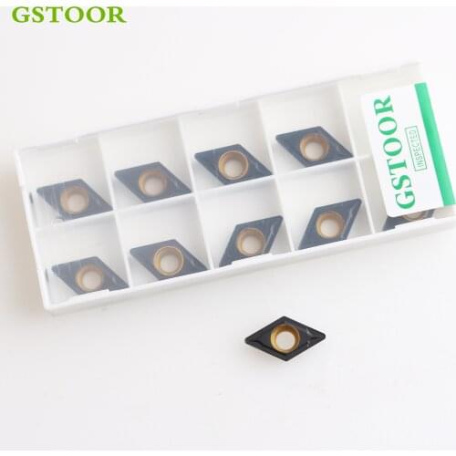 10PCS DCMT11T308 GC5115 Turning Tools Carbide Inserts CNC Lathe Cutting Cutter For Cast Iron