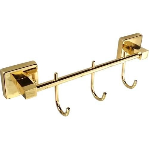 Aksu Triple Hook Robe Hook/Gold