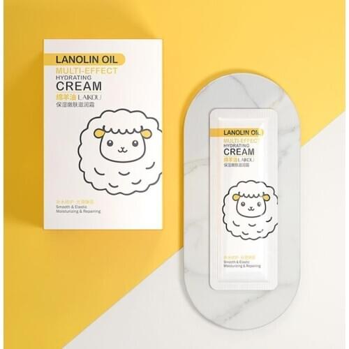 2Pcs Lanolin Moisturizing Cream Sleeping Mask Cream Face Mask Anti Wrinkle Night Pack Hydrating Mask