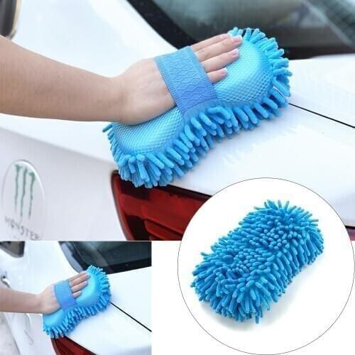 1pc Car Wash Gloves For Citroen DS-series C-Quatre C-Triomphe Picasso C1 C2 C3 C4 C4L C5 Xsara Cactus Elysee