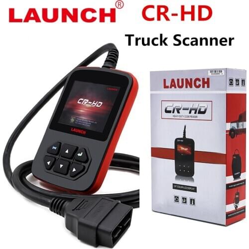 100% Original Launch CR HD Heavy Duty Truck Scanner Truck Code Reader Launch X431 Creader CR-HD Update Online