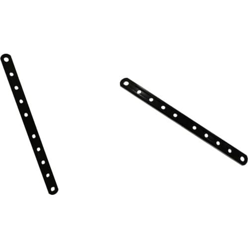 2x Motorcycle Hanger Strap Universal Exhaust Muffler Bracket Black