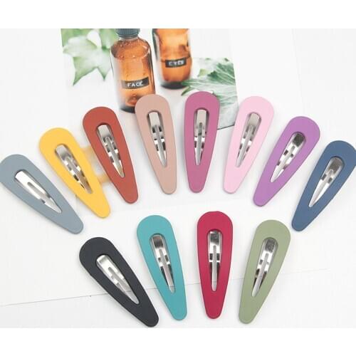 2Pcs Snap Hair Clips for Women Girls Long No Slip Metal Hair Clips Snap Hair Barrettes Hairpins for Thick Hair BB Hairpins