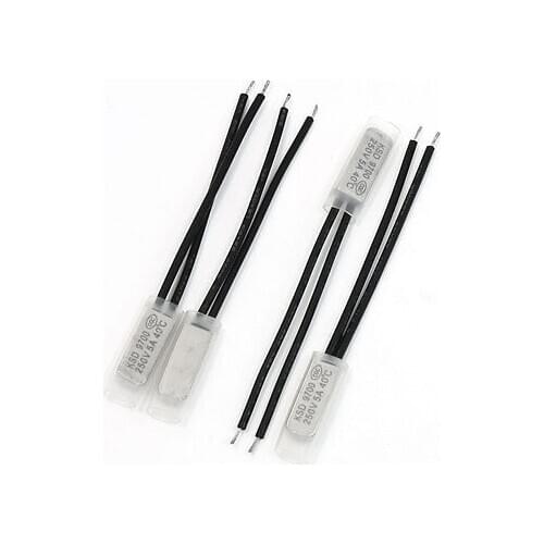 4 x Bimetal Temperature Switch Thermostat 40 Degree Celsius NC KSD9700