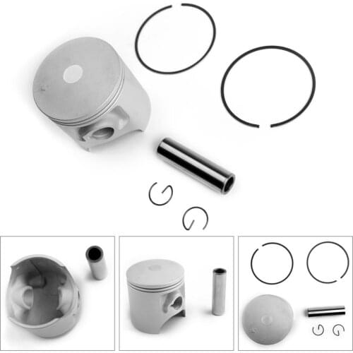 Artudatech For Yamaha DT200R 1995-1996 STD Ø66MM Piston Kit +0.25 0.50 +0.75 +1.00 Bore Size DT 200R Parts
