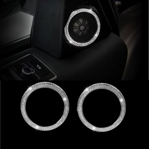 Car Styling Tweeter Audio Speaker Decorative Ring For Land Rover Range Rover Sport For Range Rover Vogue 2014-2016 Accessories