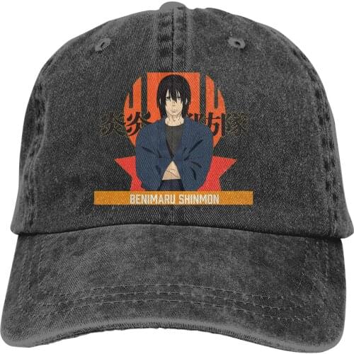 Benimaru Shinmon (2) The Baseball Cap Peaked capt Sport Unisex Outdoor Custom Fire Force Tamaki Manga Anime Hats