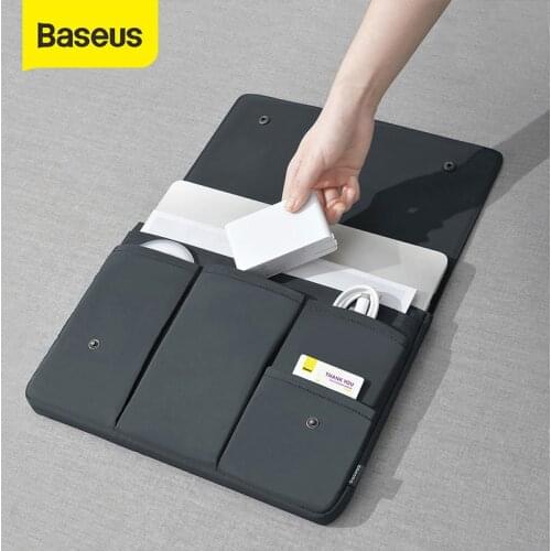 Baseus Laptop Sleeve Case For Macbook Air 13 Pro 15 Laptop Bag Tablet Sleeve Cover Bag For Macbook Air Pro 13" 15" Notebook Case