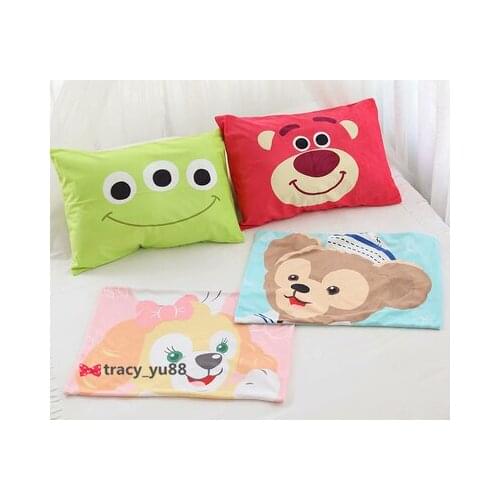 Disney Lotso Bear Aliens Duffy Anime Figures Cartoon Product Cosplay Accessories Pillowcase Pillowslip Gifts Unisex
