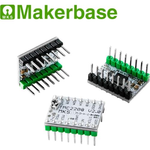 5PCS 3D Printer Parts TMC2208 V2.0 Stepper Motor Driver With Heat Sink TMC2209 For SKR V1.3 V1.4 MKS GEN Ramps 1.4 MINI E3