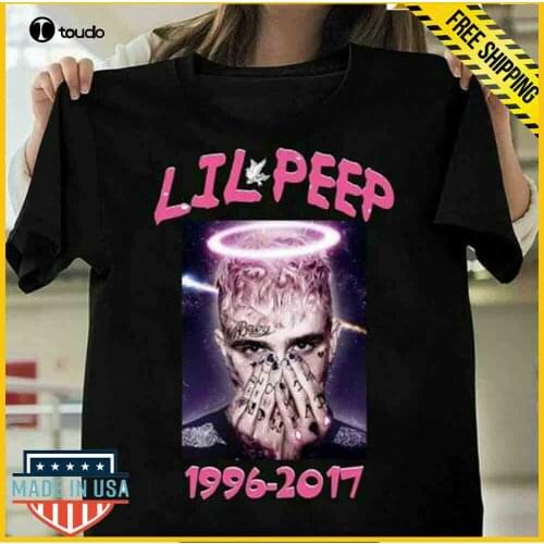 Lil Peep Tribute Young Rapper T-Shirt 1996-2017 T-Shirt Regular Size S-3XL HOT