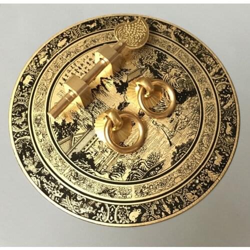 Chinese Antique Furniture Copper fittings 140/180/240mm Cabinet Handle shoe bookcase wardrobe door handle Retro Furniture