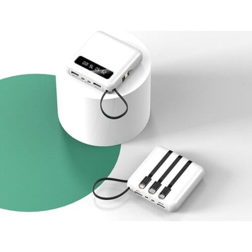 Big-Capacity 74Wh/3.7V 20000mAh USB QC3.0 PD 2A 10.5W Lithium ion Li-polymer Batteries For Digital display Cellphone Power Bank