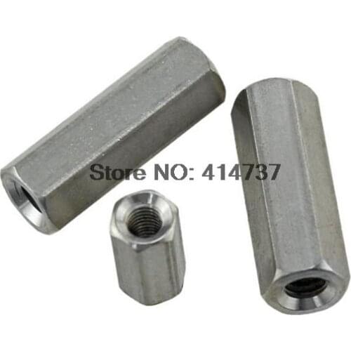 M4--M12 Steel with zinc longer hex nut Coupling Rod Nut Threaded Rod Couplers