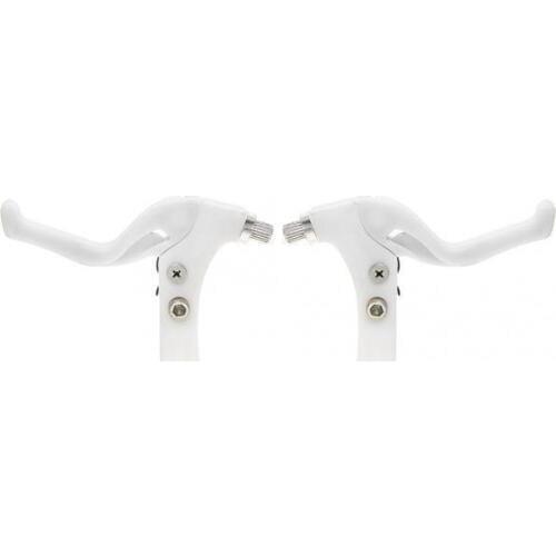 Children Kids Universal Lightweight Twin Bicycle Bike Brake Levers Set White