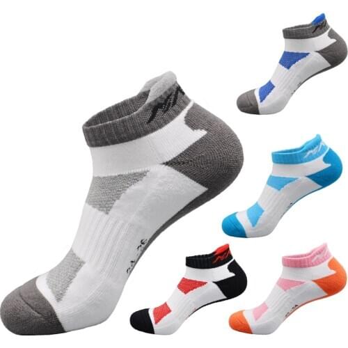 Low Cut Ankle Socks Professional Tennies Badminton Cotton Terry Cushion Thick Women Men Moisture Wicking Performance Socks