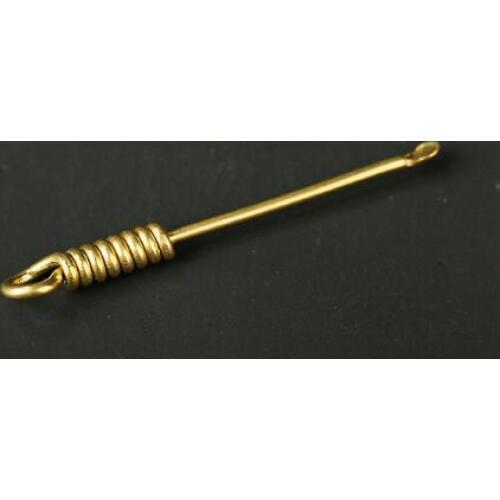 Newest Brass Gold Spoon Shovel Ladle Scoop Up Spade Poker Portable Key Ring For Bong Smoking Pipe Snuff Snorter Sniffer Spice Po