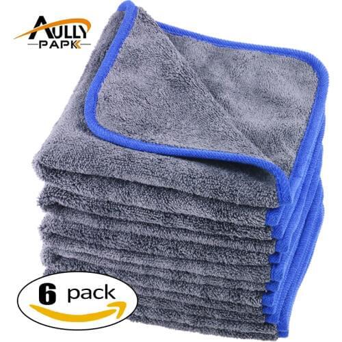 800gsm Microfibre Towels Thick Plush Microfiber Car Cleaning Cloths Car Care Wax Polishing Detailing Wash 40CM*40CM