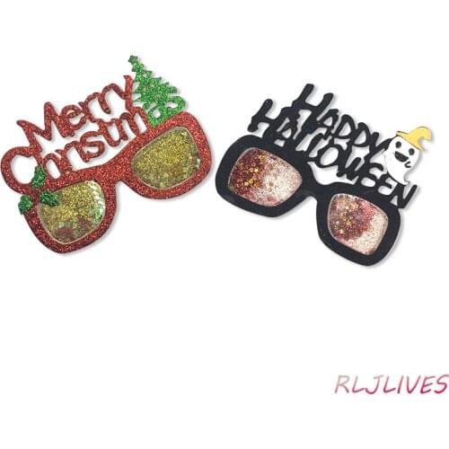 Christmas Glasses Shaker Metal Cutting Dies DIY Scrapbooking Card Stencil Paper Craft Handmade Album Handbook Decoration