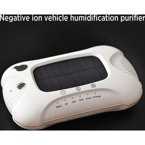 Solar Air Purifier Car Humidifier Sprayer Formaldehyde Odor Smoke Removal Device Aroma Diffuser Air Cleaner For Car Office Home