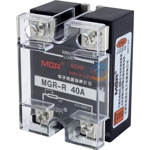 SSR regulator SSVR 40A resistance value voltage regulator module 220V AC Single phase solid state voltage