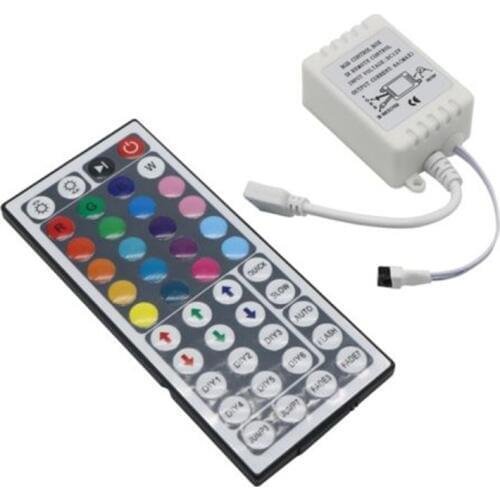 Led Controller 44 Keys LED IR RGB Controler LED Lights Controller IR Remote Dimmer DC12V 6A For RGB 3528 5050 LED Strip