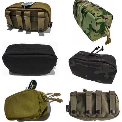 Outdoor Tactical Vest Molle Dump Pouch Storage Bag Recycling Bag Accessory Bag Cordura Fabric