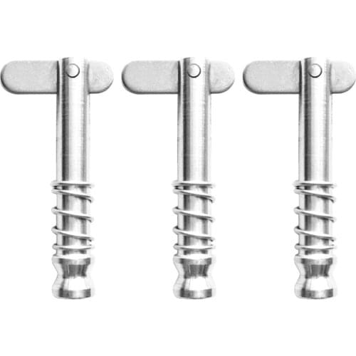 3 Pieces 316 Stainless Steel Release Pin for Marine Bimini Top Deck Hinge