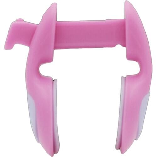 1 Box Nose Clip Adults Unisex Swimming Nose Device Nose Protection Soft Silicone Pool Accessories for Diving Swimming (Rosy)