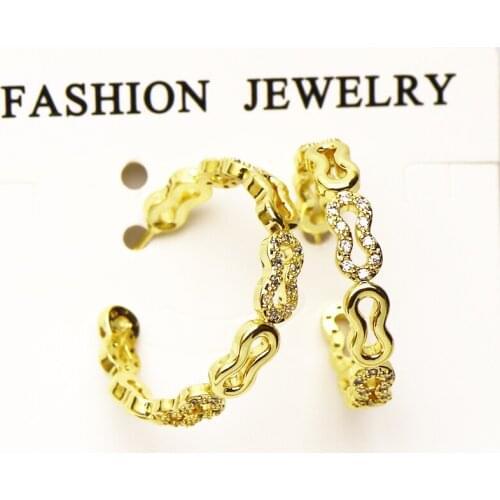 10 Pairs Hoop earrings New design hoop earrings women jewelry Fashion Hollow stud earrings Gift for women jewelry 8138