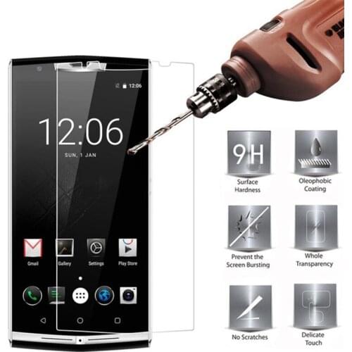 2PC For Oukitel K10000 Pro Tempered Glass Film 9H Explosion-Proof Screen Protector Anti-Scratch Glass For Oukitel K10000 Pro 5.5