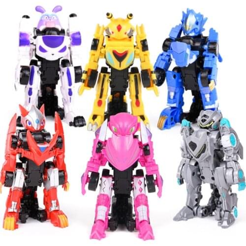 New 15*6cm Me the card Deformed Burst figure doll PVC kids cartoon play figure to car exchange machine toy