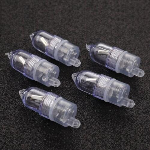 5pcs Led Rod Tip Luminous Flash Smart Sensor With Battery-powered Night Fishing Bell Light Smart Sensor Prompt Fishing