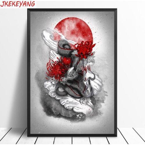 5D DIY square/round Diamond painting Japanese painting Cross Stitch Diamond Embroidery Pattern Rhinestone J2012