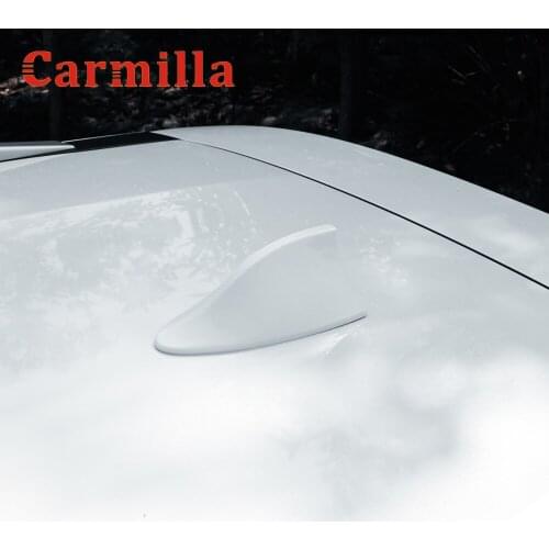Carmilla ABS Roof Car Shark Fin Antenna Auto Radio Signal Aerials Fit For Nissan Kicks 2017 2018 2019 2020 2021 Accessories
