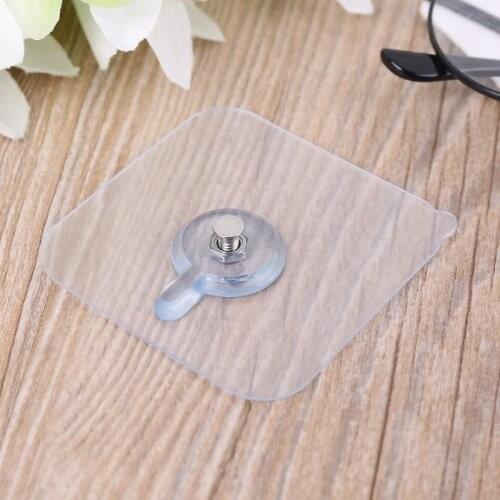 2pcs Seamless Self Adhesive Nail Hook Holder Wall Hanger Hanging kit For Photo Frame Painting Picture Poster Clock No Drilling